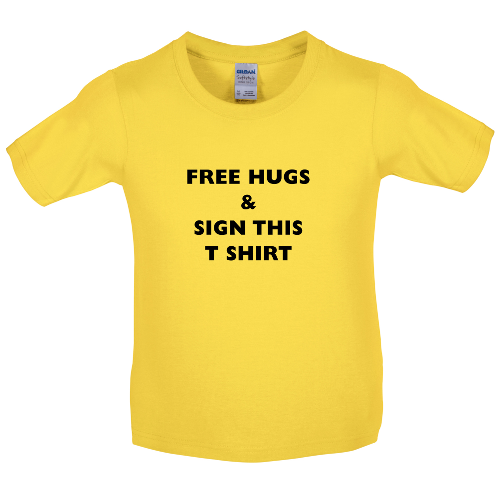 Free Hugs  Kids T Shirt