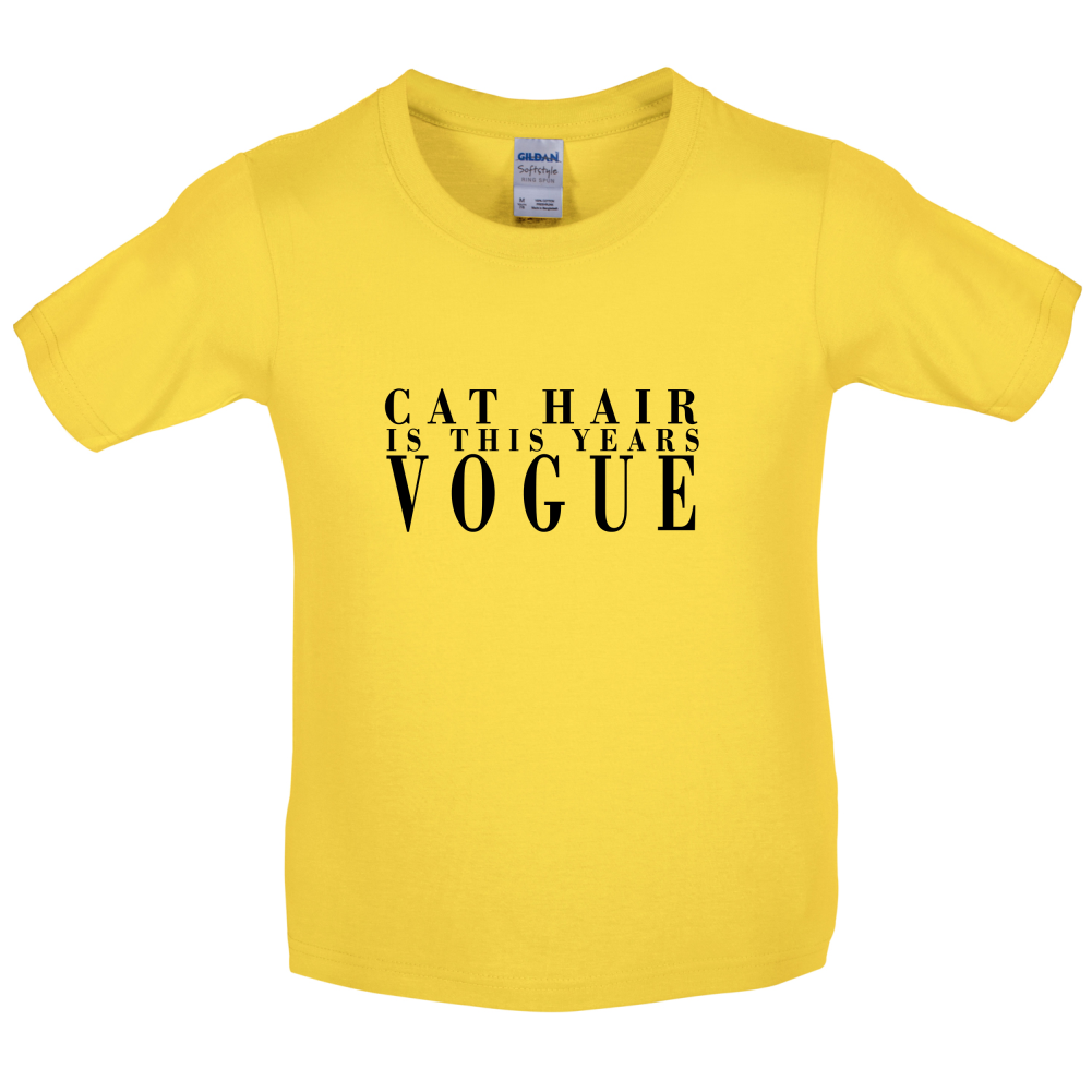 Cat Hair Is This Years Vogue Kids T Shirt