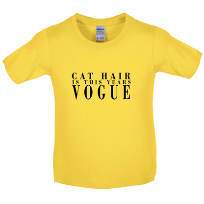Cat Hair Is This Years Vogue Kids T Shirt
