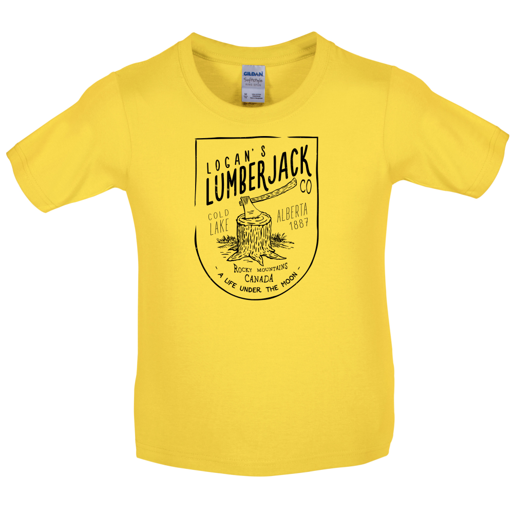 Logans Lumberjack Kids T Shirt