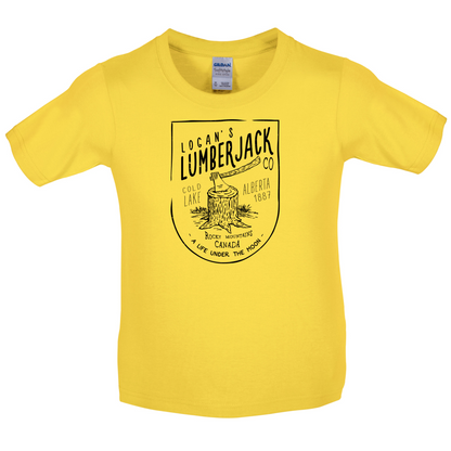 Logans Lumberjack Kids T Shirt