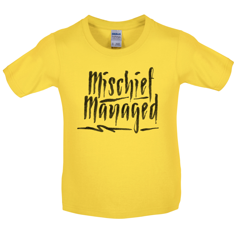Mishchief Managed Kids T Shirt