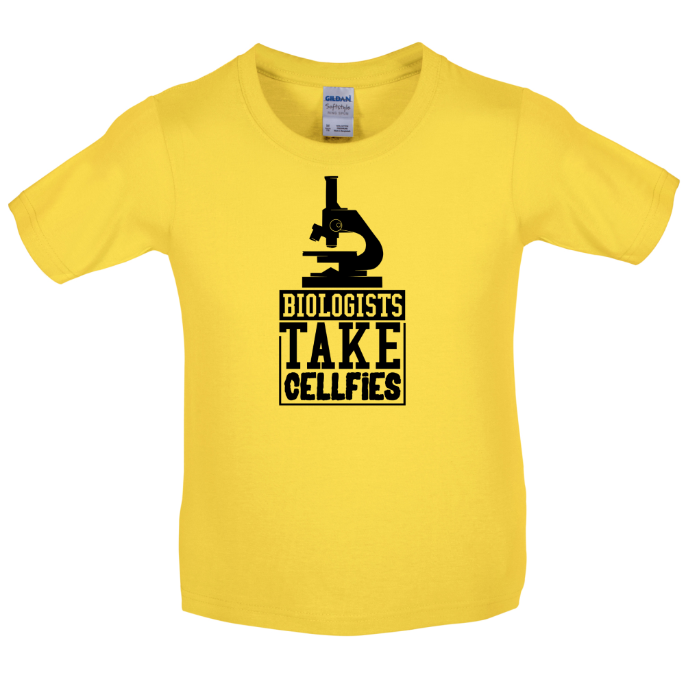 Biologists Take Cellfies Kids T Shirt