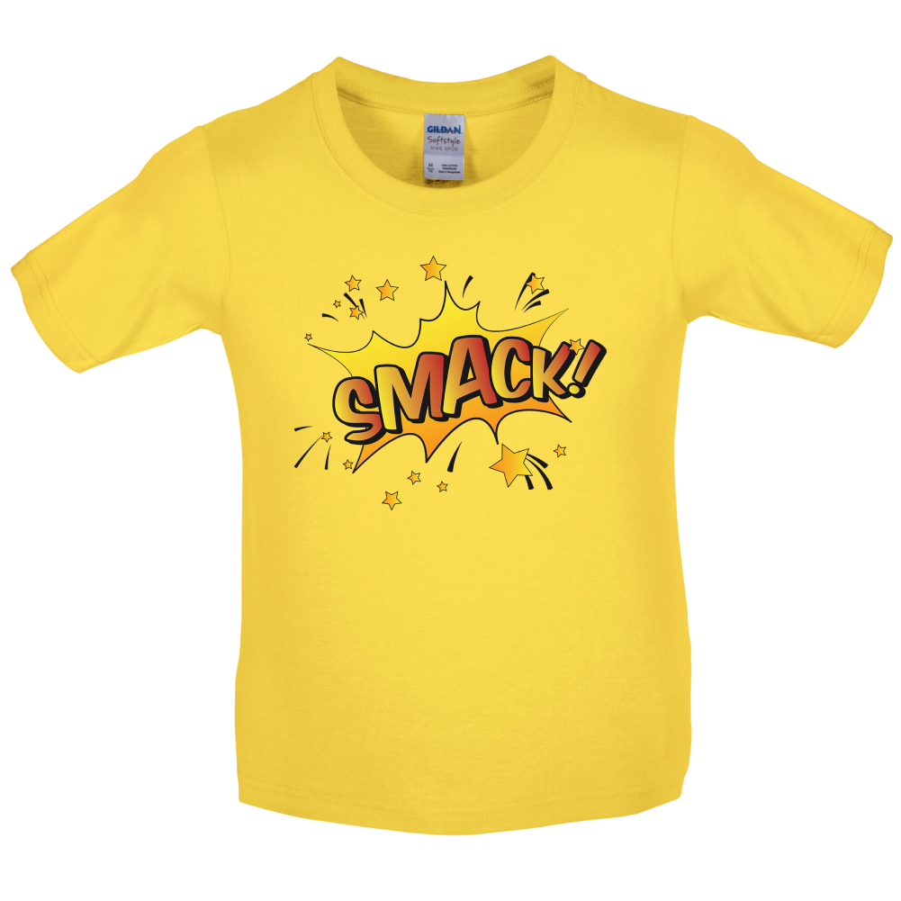 Smack! Word Art Kids T Shirt