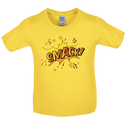 Smack! Word Art Kids T Shirt