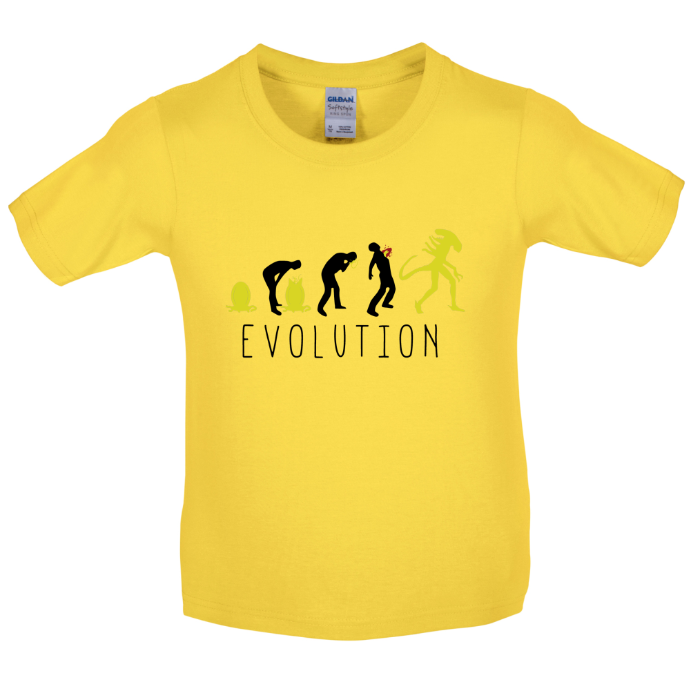 Alien Olution Kids T Shirt
