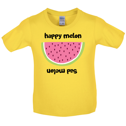 Happy Melon Sad Melon Kids T Shirt