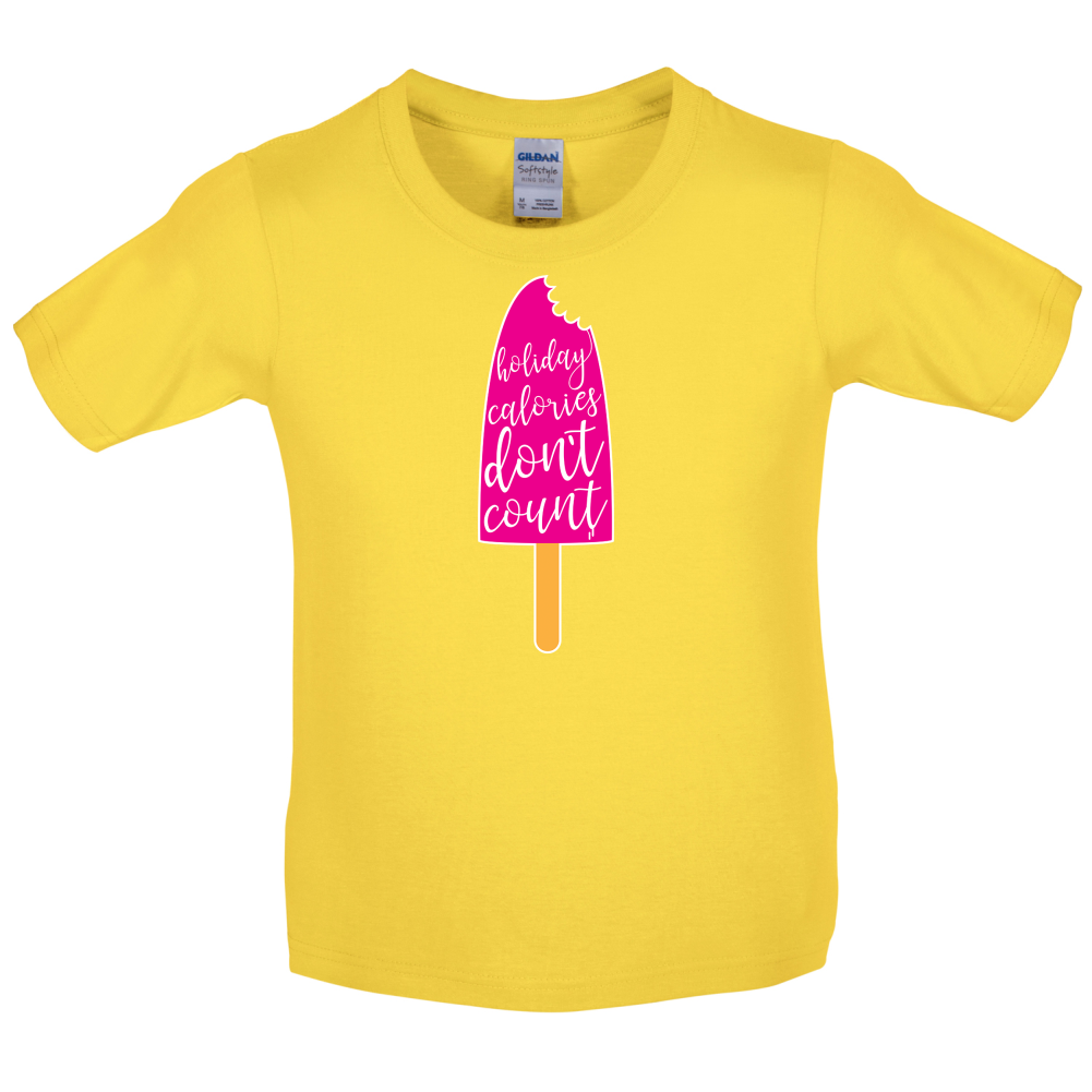 Holiday Calories Don't Count Kids T Shirt