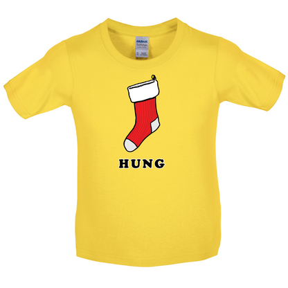 Hung Stocking Kids T Shirt