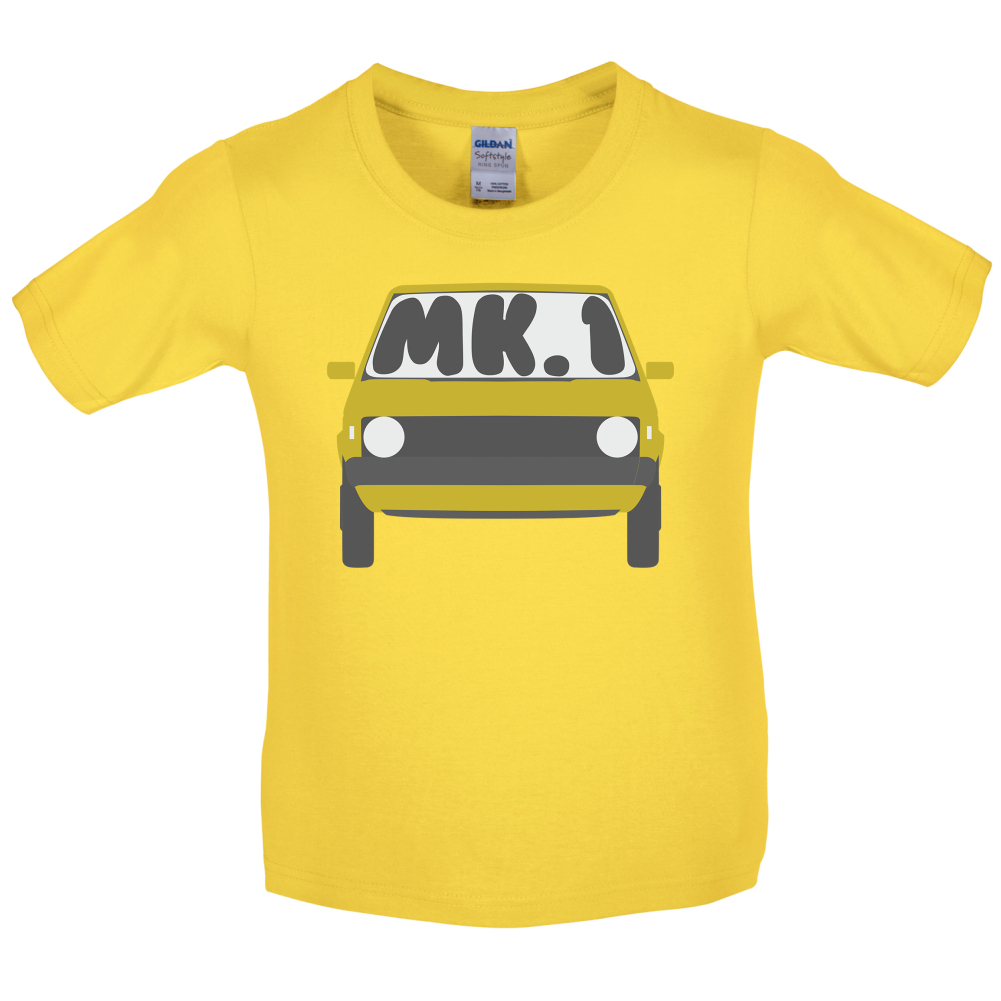 Golf MK1 - Bubble Kids T Shirt