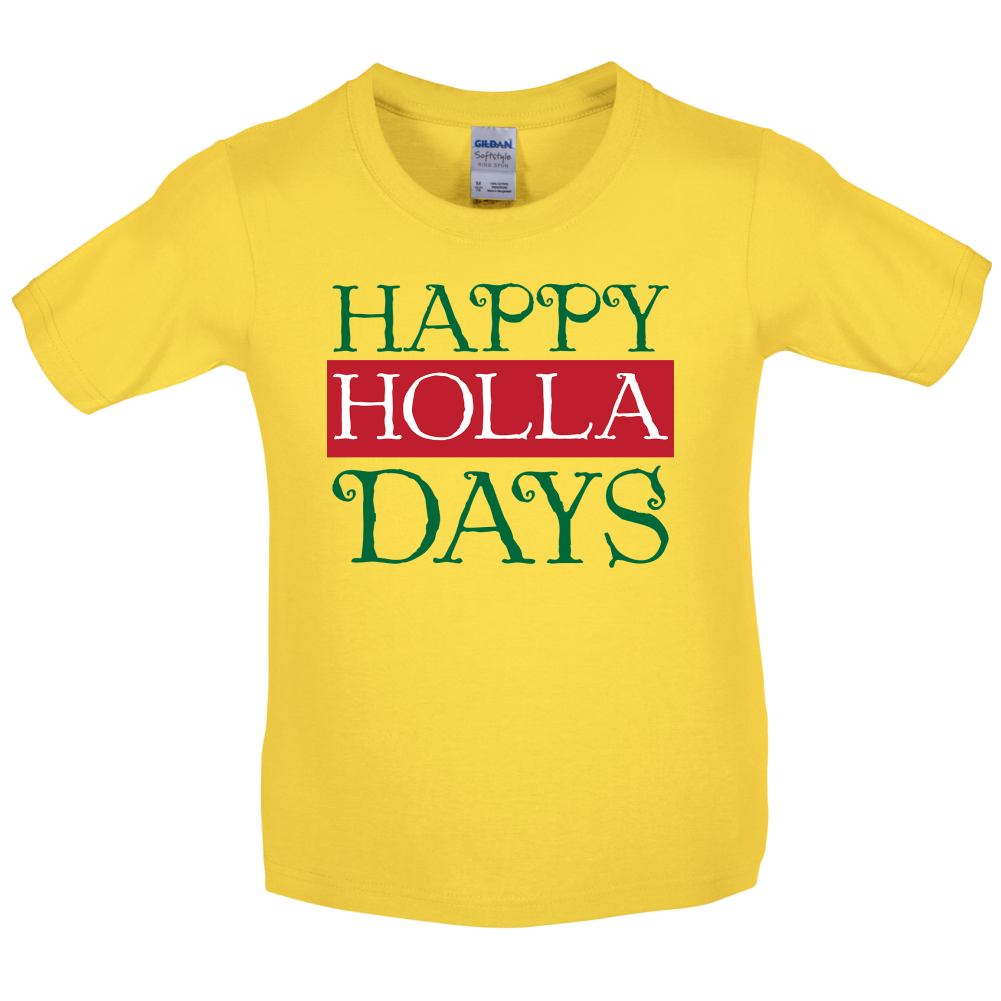 Happy Holla Days Baby T Shirt
