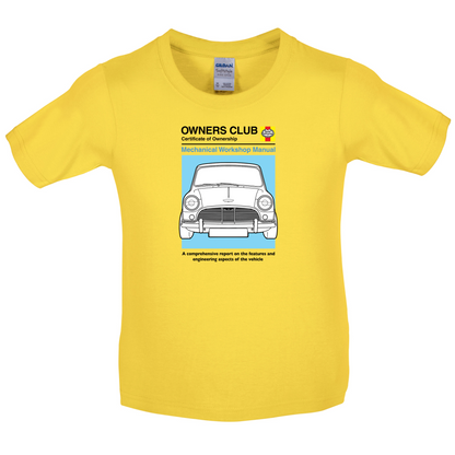 Car Owners Manual Mini Kids T Shirt