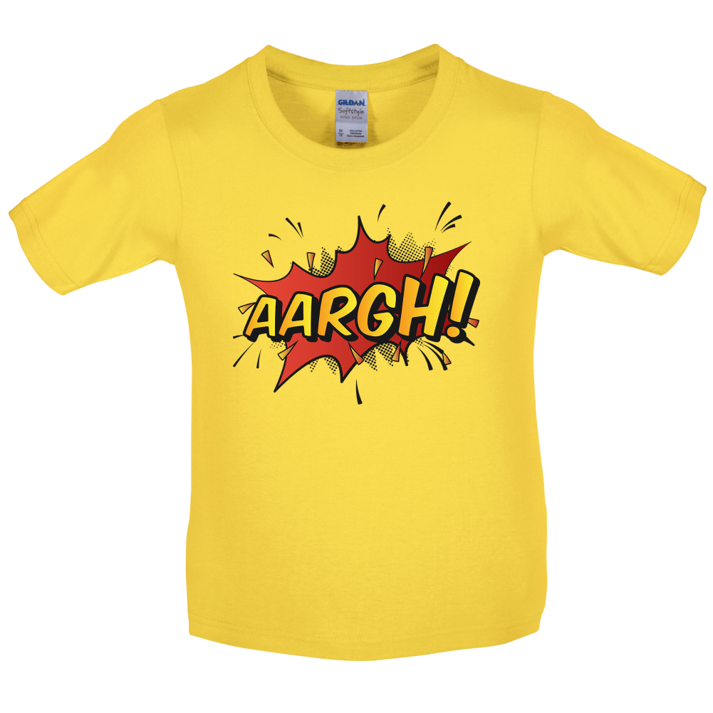 AARGH Word Art Kids T Shirt