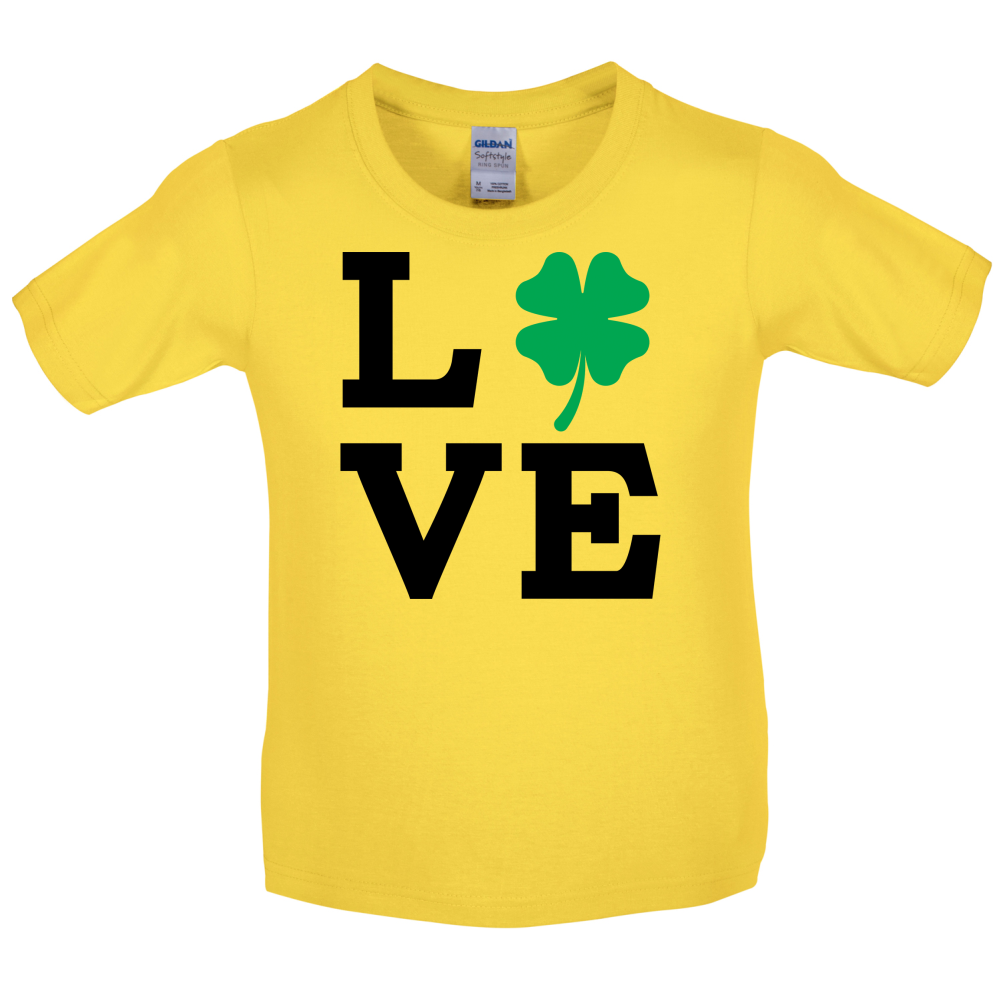 Clover Love Kids T Shirt