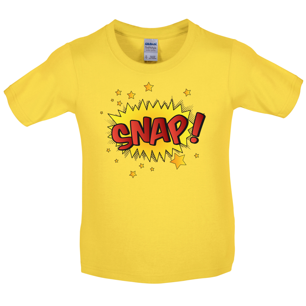 Snap! Word Art Kids T Shirt