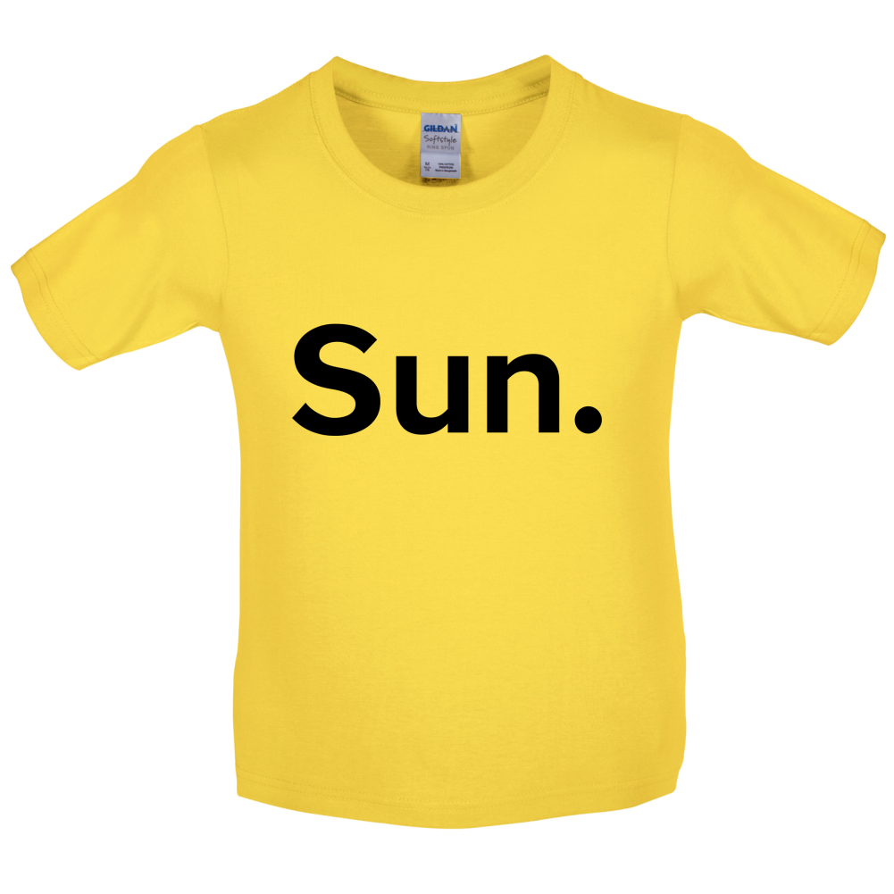 Weekday - Sun Kids T Shirt