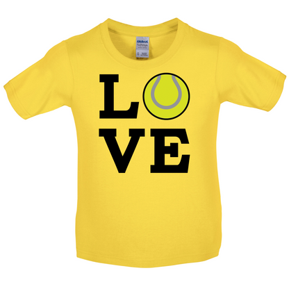 Love Tennis Kids T Shirt