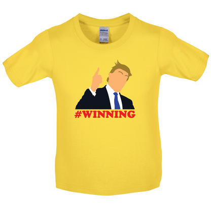 Donald Winning Kids T Shirt