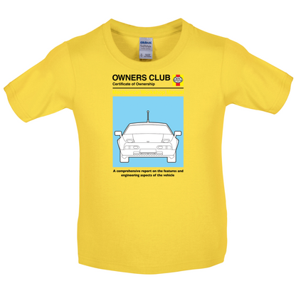 Car Owners Manual 928 Turbo Kids T Shirt