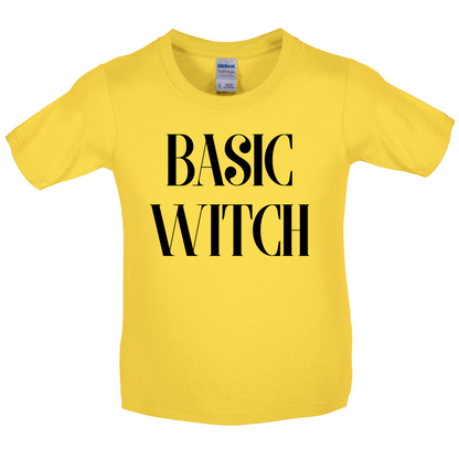 Basic Witch Kids T Shirt