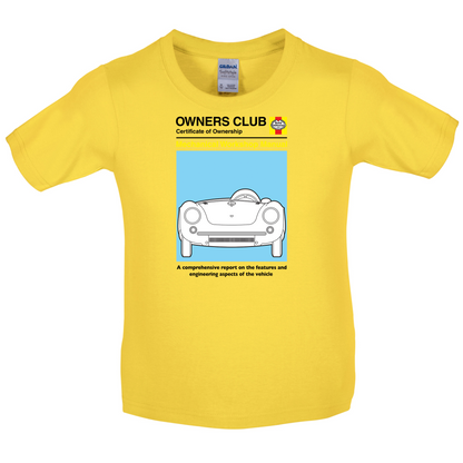 Car Owners Manual 550 Kids T Shirt
