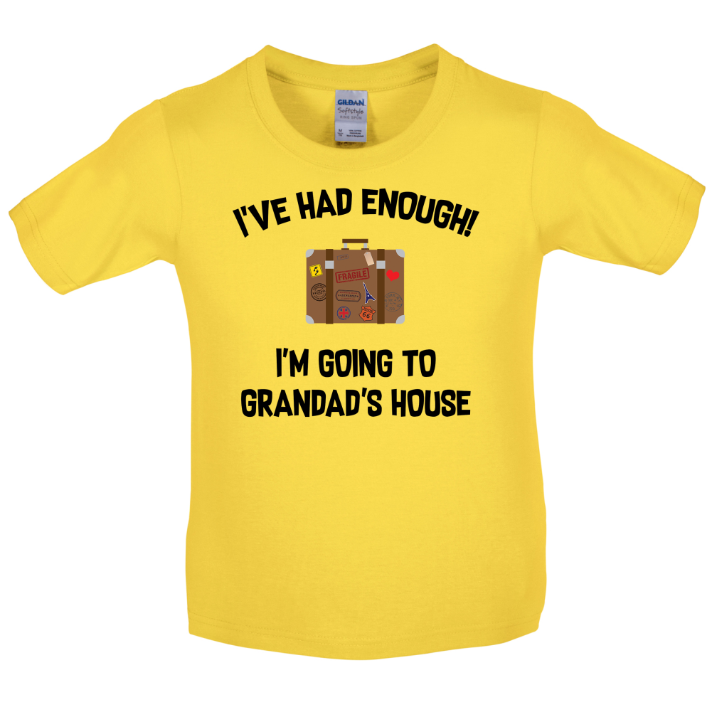 I'm Going To Grandad's House Kids T Shirt