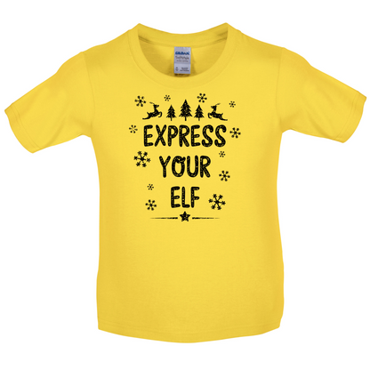 Express Your Elf Kids T Shirt