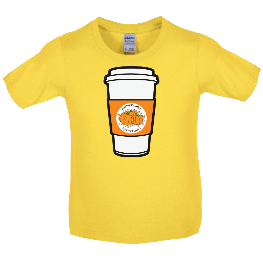 Pumpkin Spice Everything Kids T Shirt