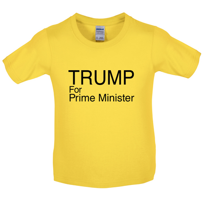 Donald For PM Kids T Shirt