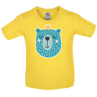 Smiley Face Bear Kids T Shirt