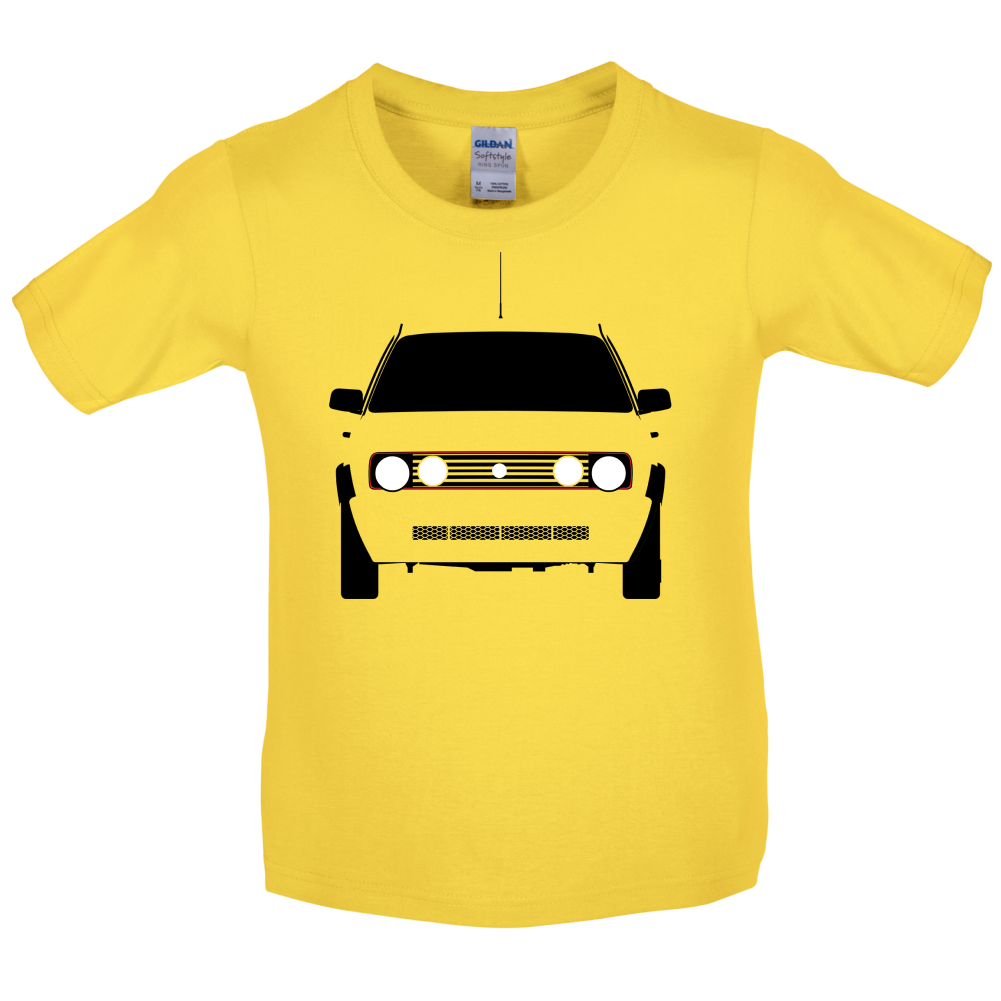 Golf GTI MK2 - Minimal Kids T Shirt