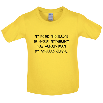 My Achilles Elbow Kids T Shirt