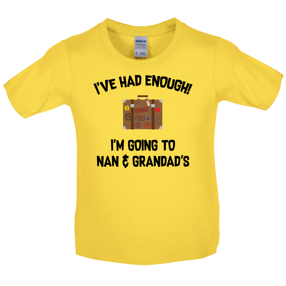 I'm Going To Nan And Grandad's Kids T Shirt