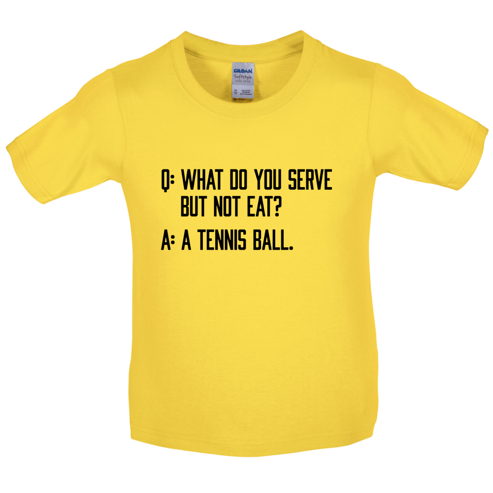 Dont Eat Tennis Ball Kids T Shirt