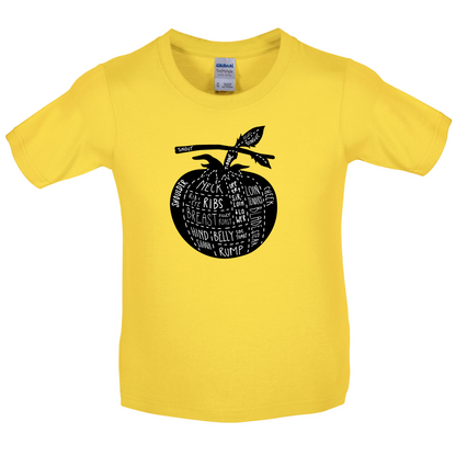 ButcherTomato Diagram Baby T Shirt
