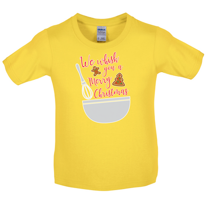 We Whisk You A Merry Christmas Kids T Shirt