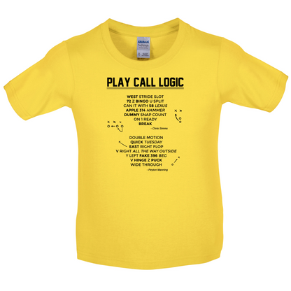 Play Call Logic Kids T Shirt