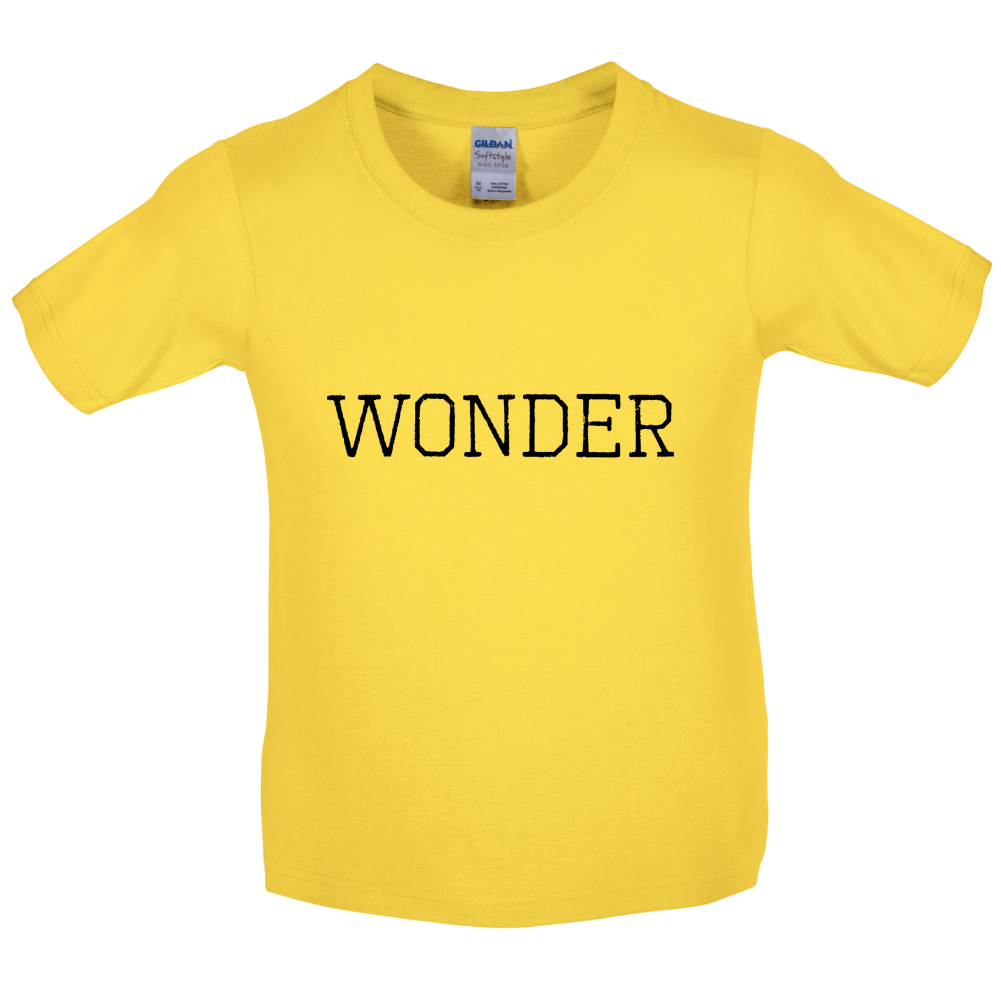 Justcie Wonder College Style Kids T Shirt