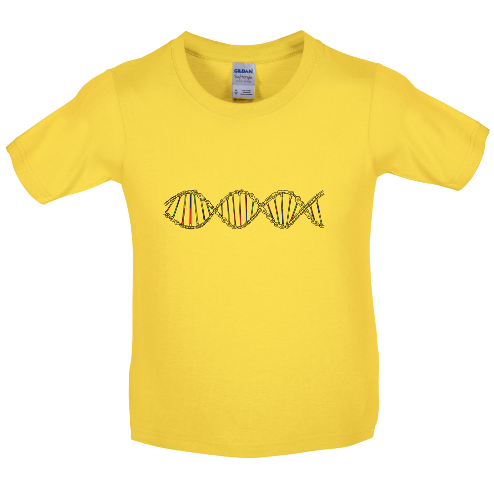 Cycling DNA Kids T Shirt