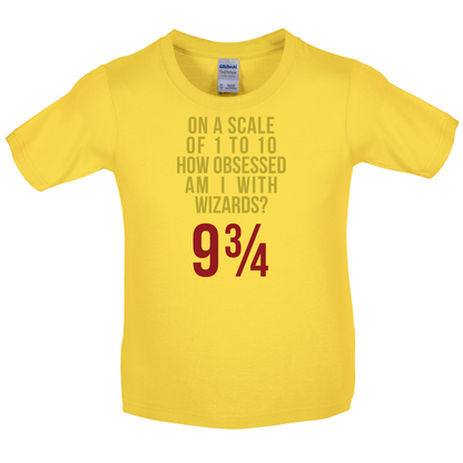 Obsessed With Wizards Kids T Shirt