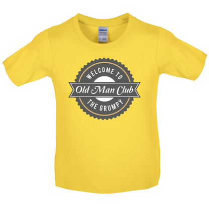 Old Man Club Kids T Shirt