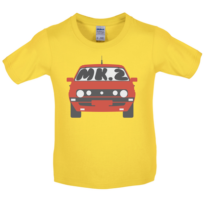 Golf MK2  - Bubble Kids T Shirt