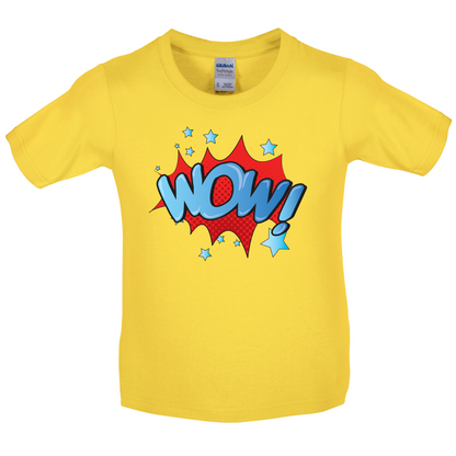 Wow! Word Art Kids T Shirt