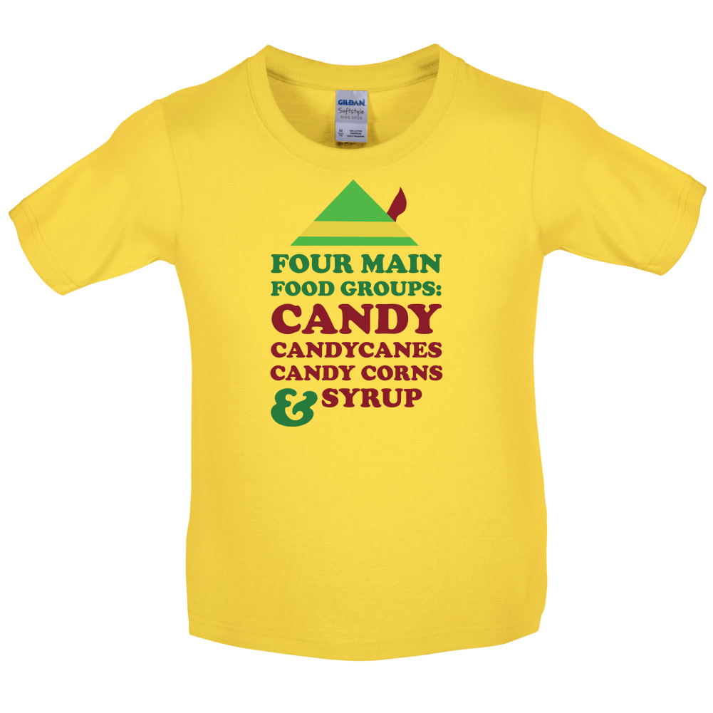 Christmas Food Groups Baby T Shirt
