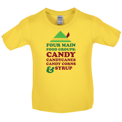 Christmas Food Groups Baby T Shirt