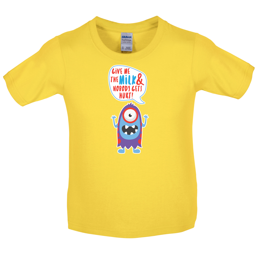 Give Me The Milk Kids T Shirt
