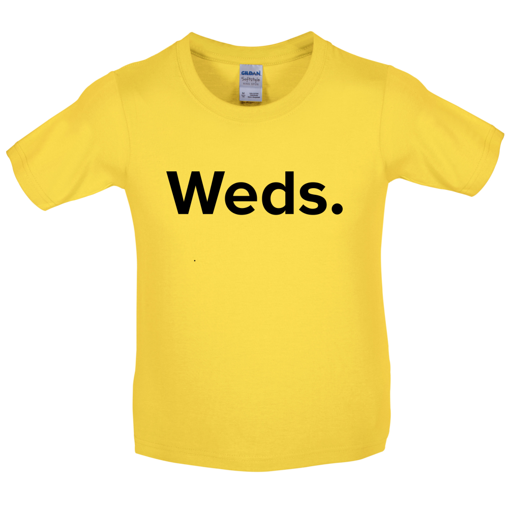 Weekday - Weds Kids T Shirt