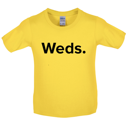 Weekday - Weds Kids T Shirt