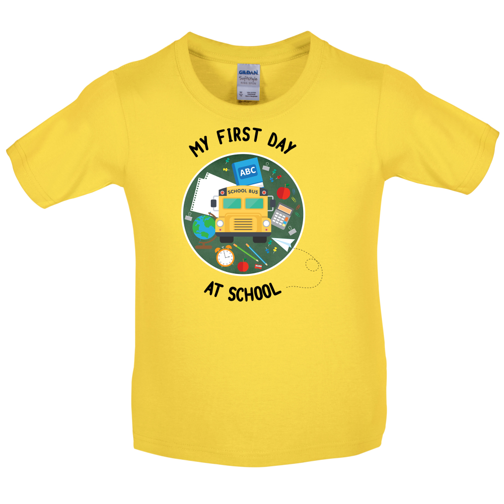 My First Day At School Kids T Shirt