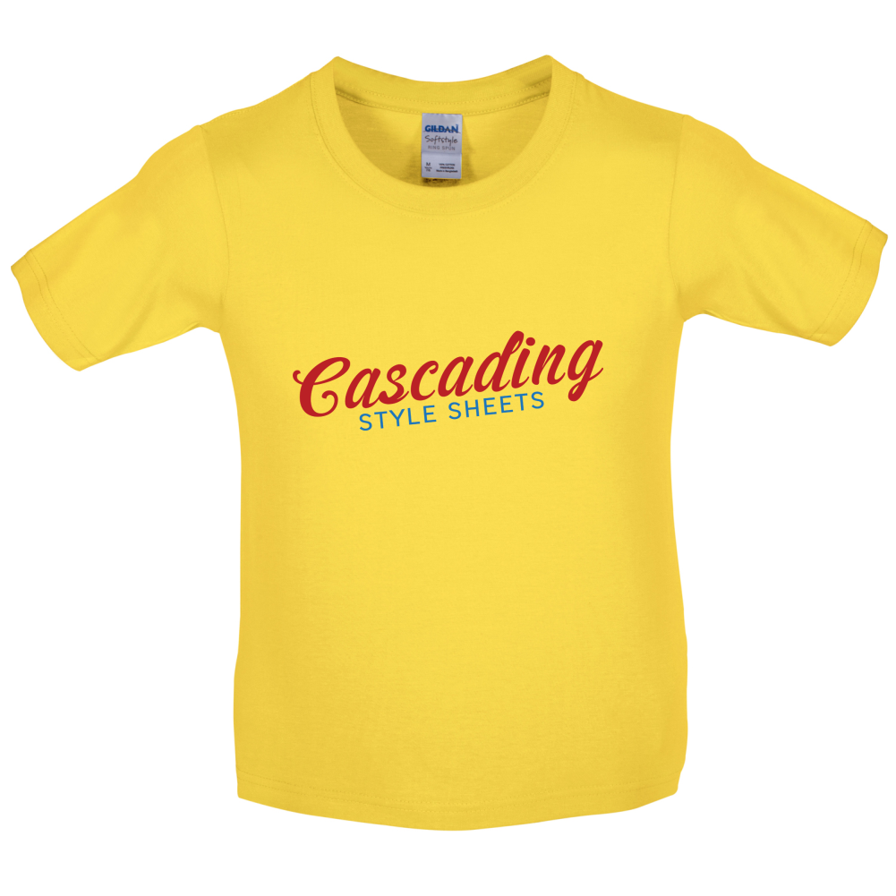 Cascading Style Sheets Kids T Shirt